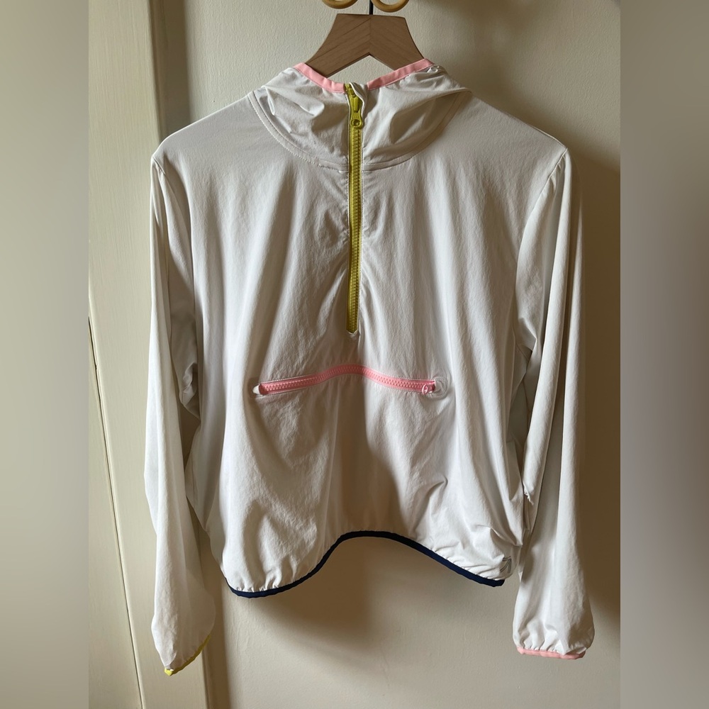 New Balance for J Crew Half Zip Anorak Hooded Jacket Medium